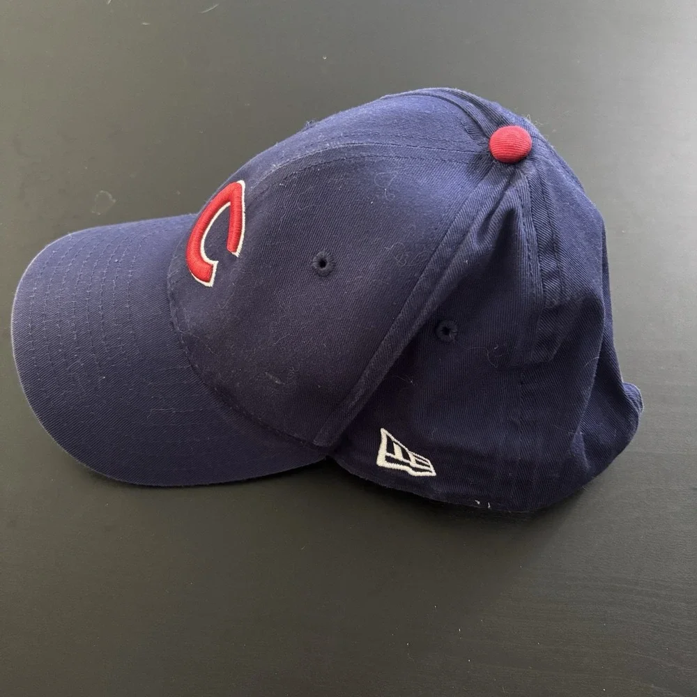 Chicago Cubs Baseball Hat New Era Cap MLB‎ Y2K Blue OSFM Strapback